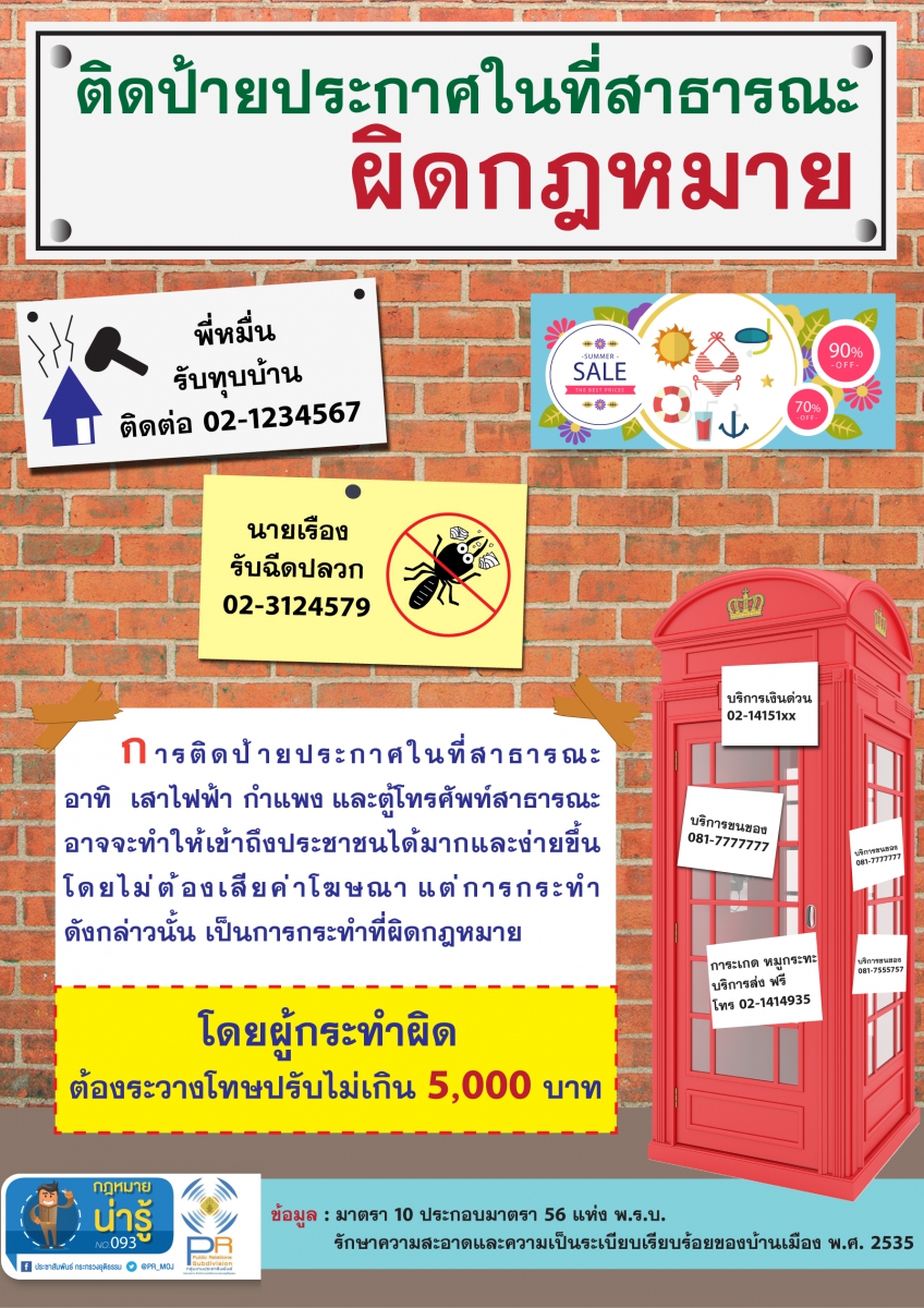 ความรู้เกี่ยวกับการติดตั้งป้ายในที่สาธารณะ